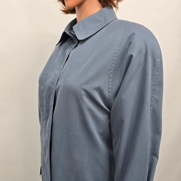 London Fog Limited Edition Trench Coat Removable Zipout Plaid Lining & Scarf 14P - Picture 7 of 13